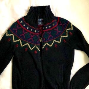 Ralph Lauren Handknit Holiday Ski Cardigan